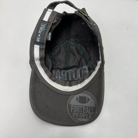 Football People Hat Cap Gray We People Pavilion Embroidered Strapback Adjustable - Picture 10 of 12